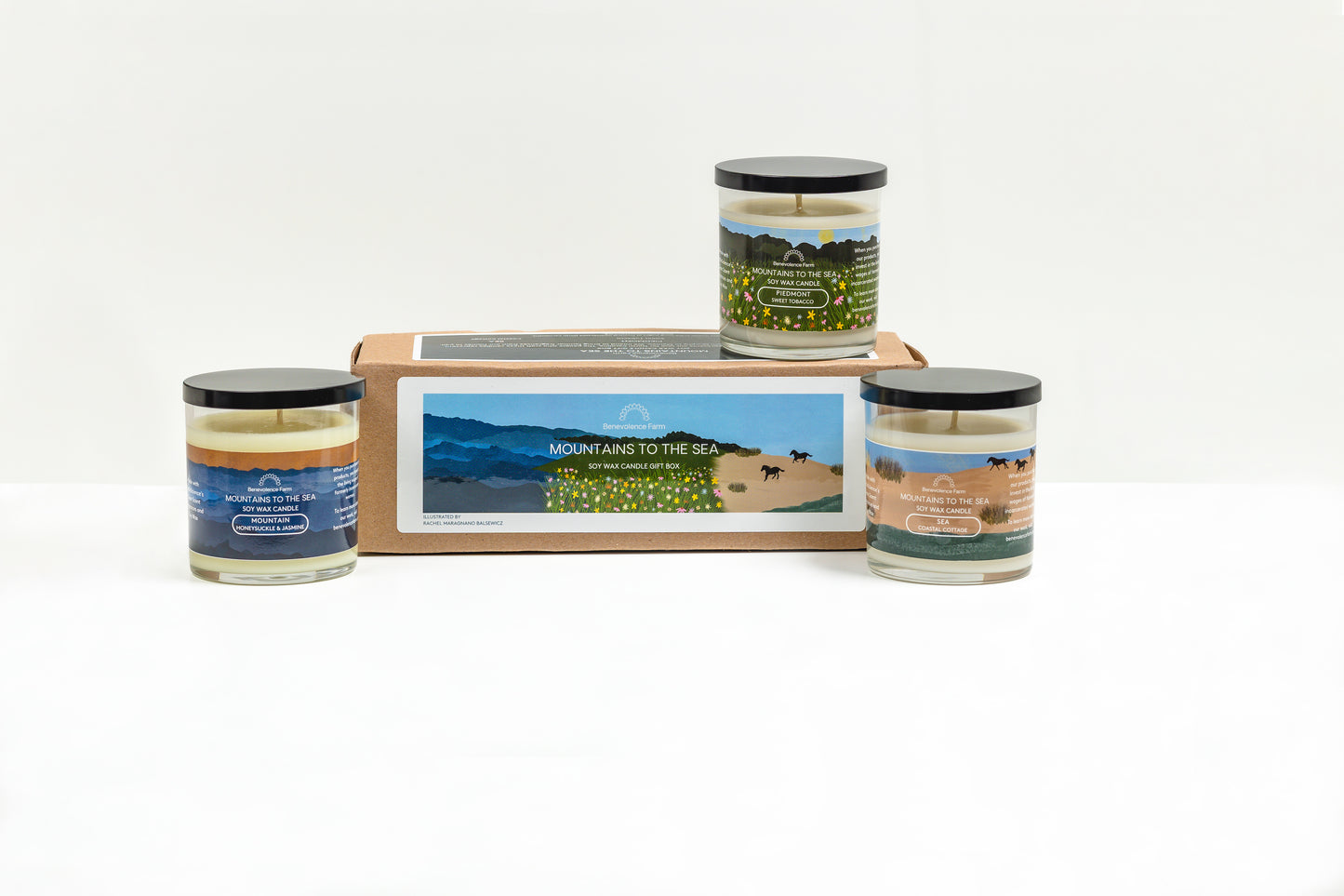 Mountains To The Sea Candle Gift Box