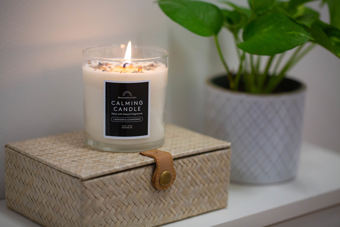 Calming Soy Wax Candle